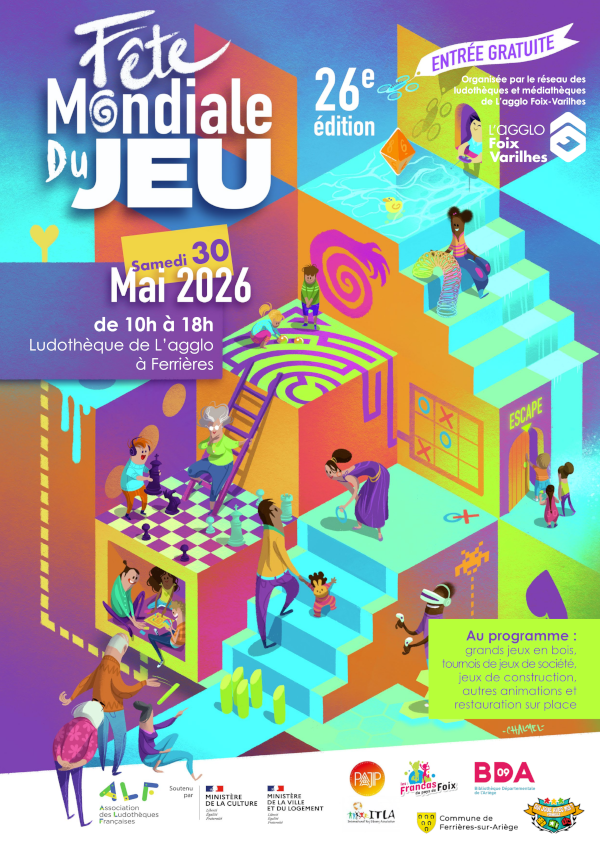 Fête du jeu 30 mai à la ludothèque à Ferrières